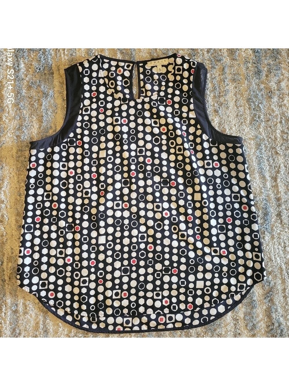 Chaus Women's XL Sleeveless Blouse
